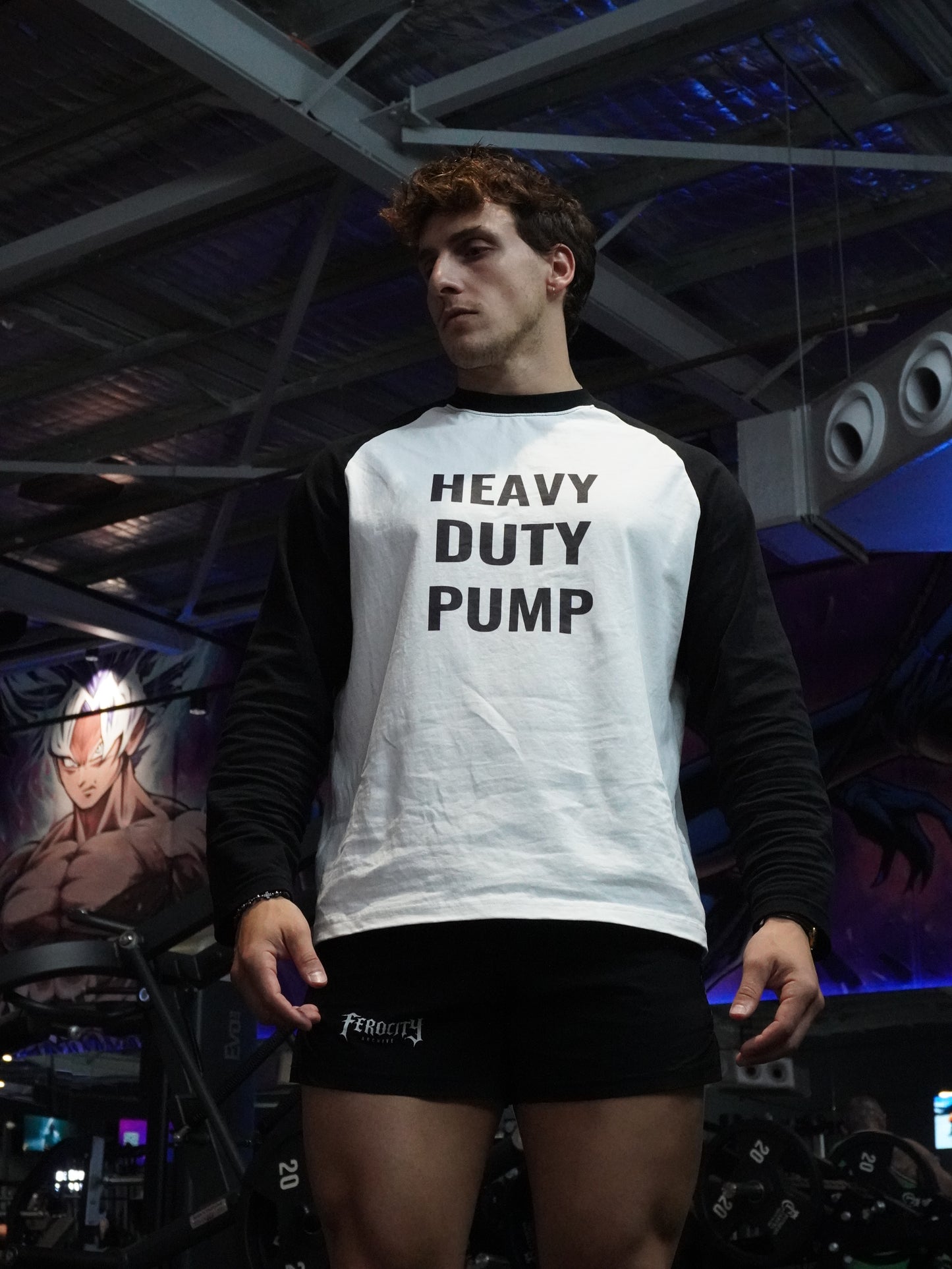 Raglan Heavy Duty Pump Long-Sleeve T-Shirt