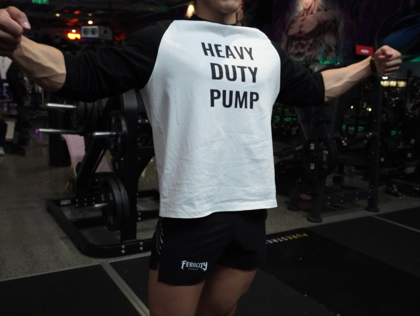 Raglan Heavy Duty Pump Long-Sleeve T-Shirt