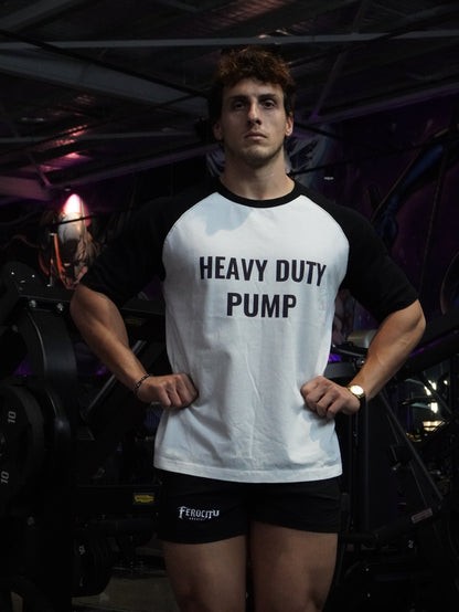 Raglan Heavy Duty Pump Short Sleeve T-Shirt